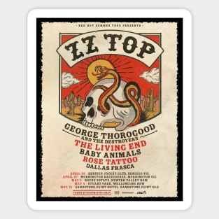 Red Hot Summer Tour Magnet